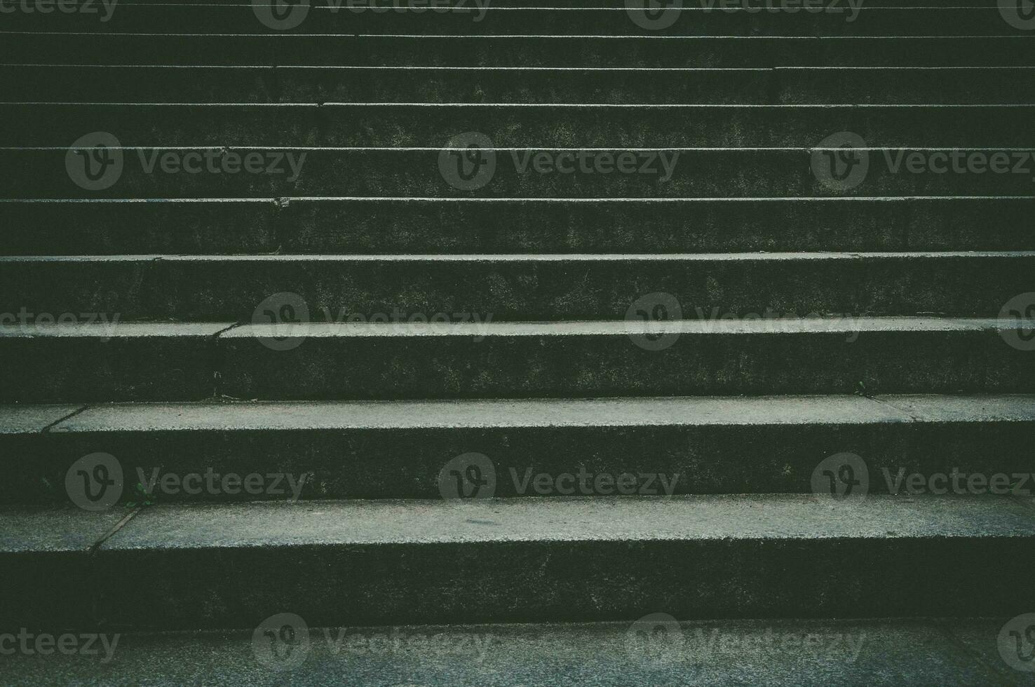 Abstract image of dark stairs in the light photo