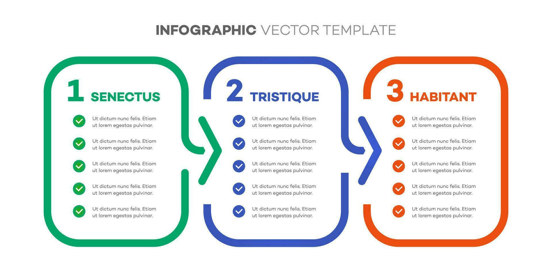 Infographic template timeline process 3 option vector