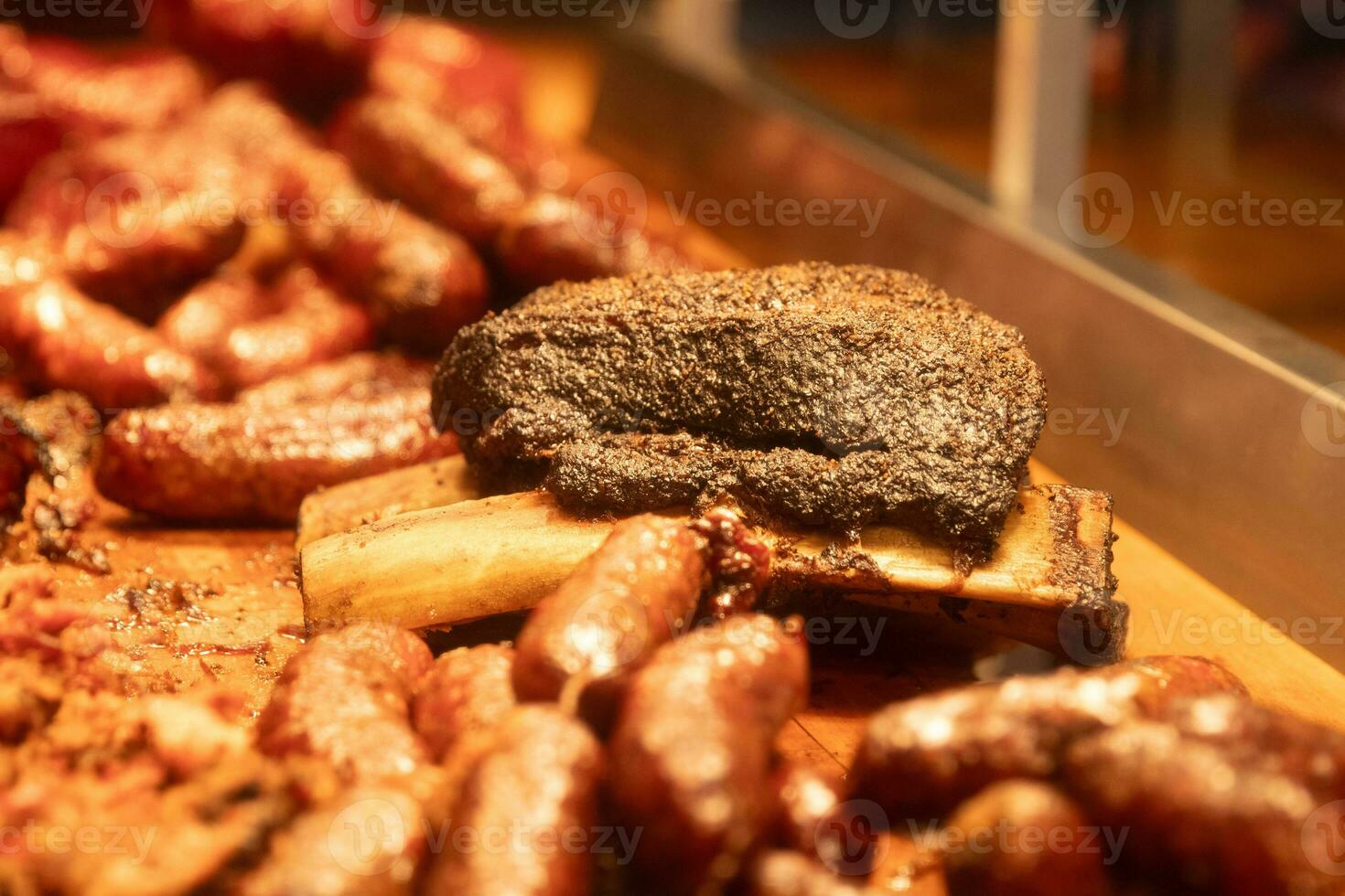 BBQ ribs at the market photo