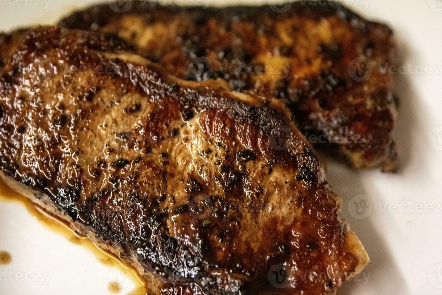 Two new York strips photo