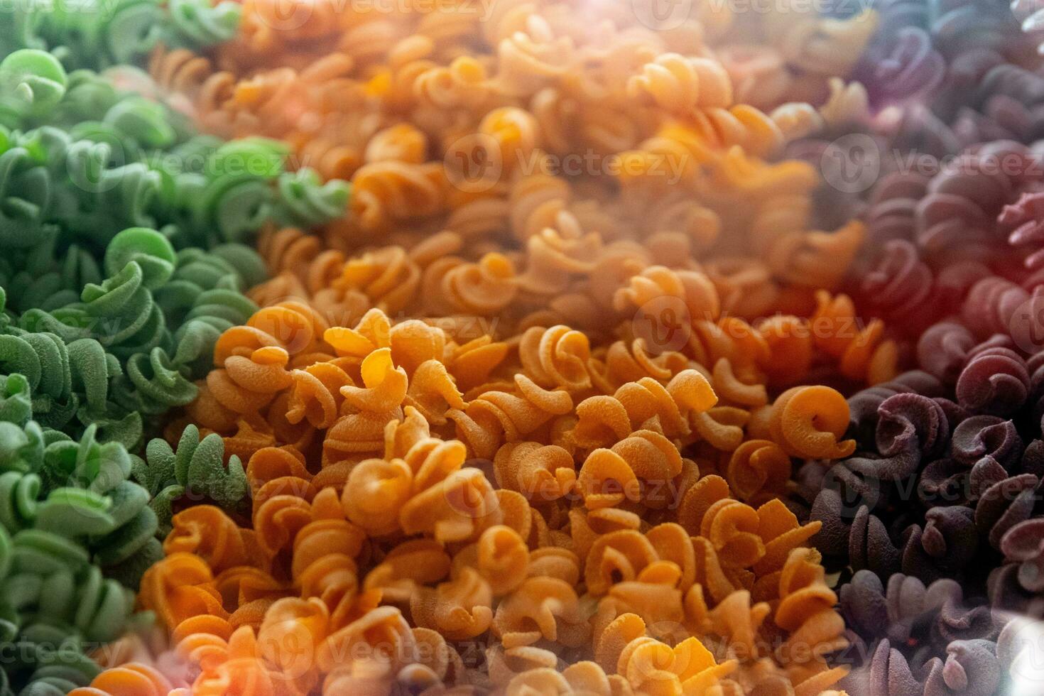 Variety of Spiral Pasta photo