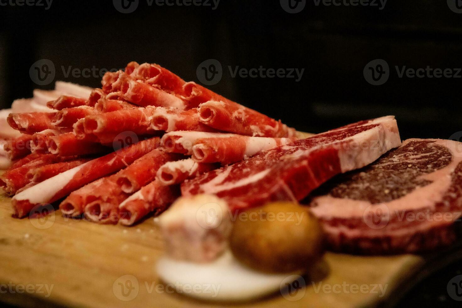 Variety of meat photo