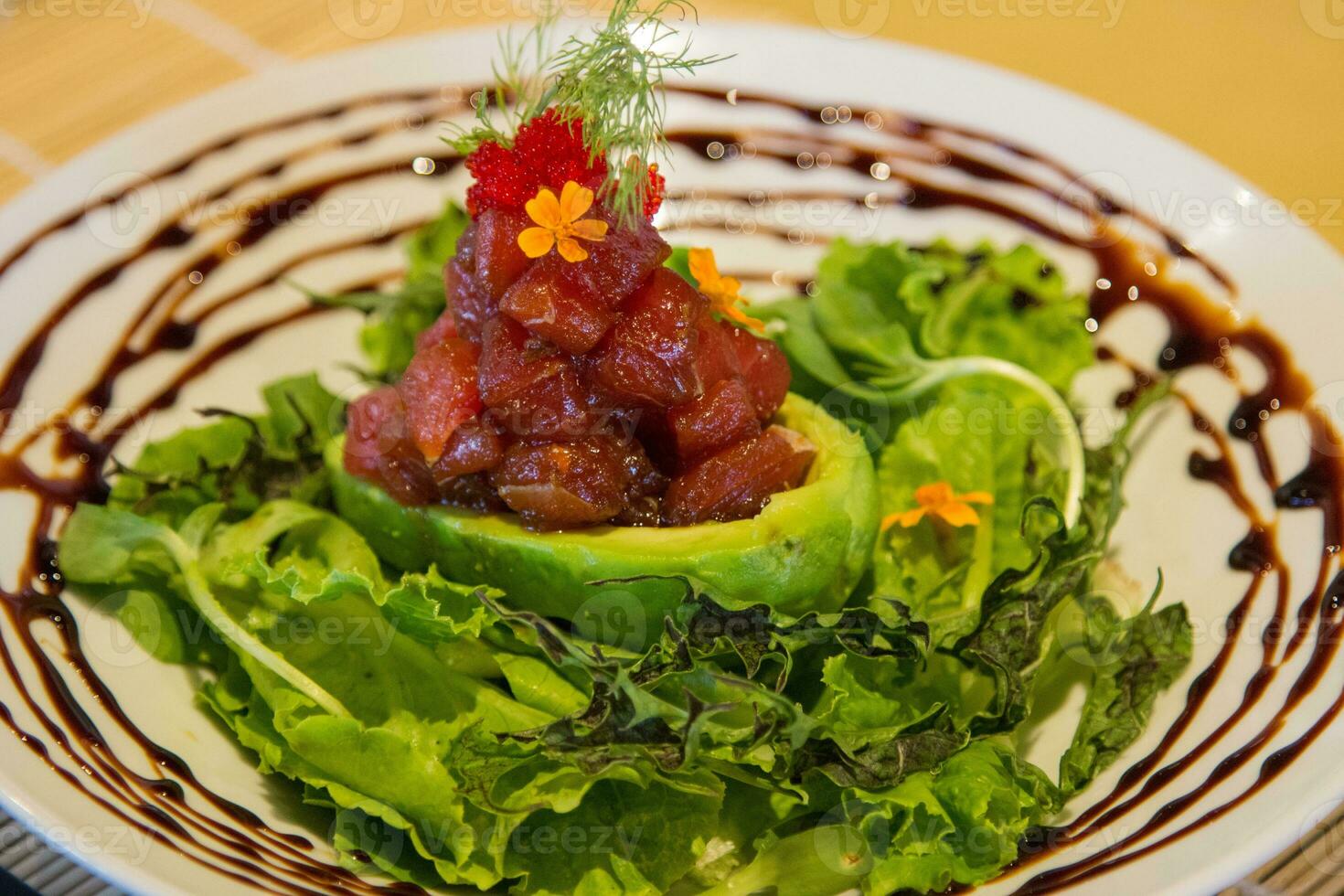 Avocado Salad with Tuna photo