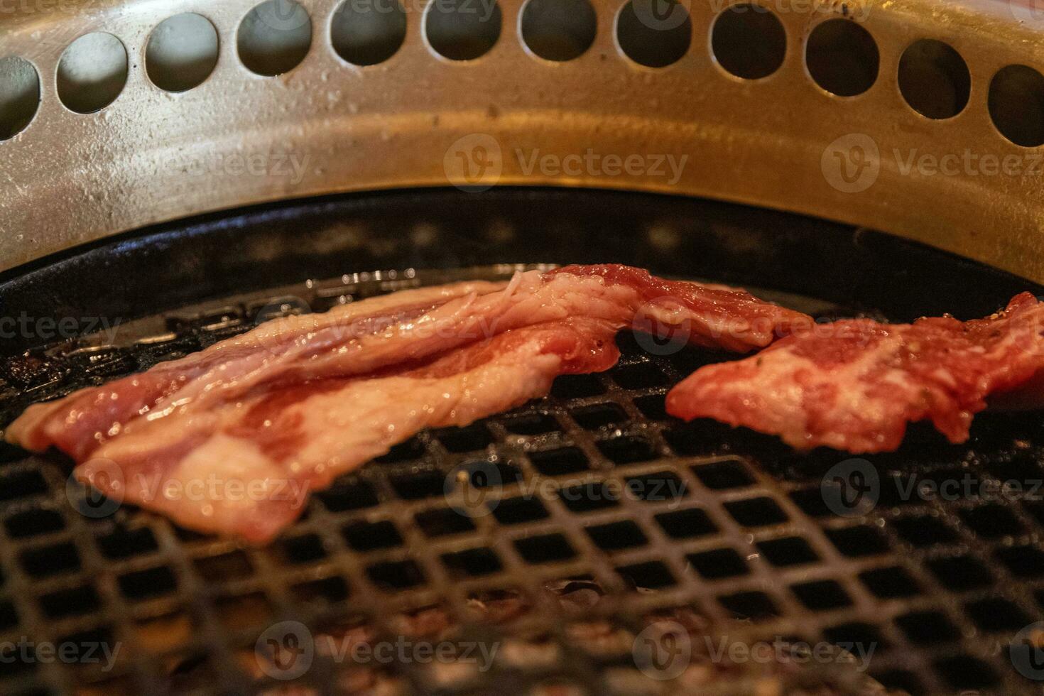 Pork Sizzling on the Grill photo