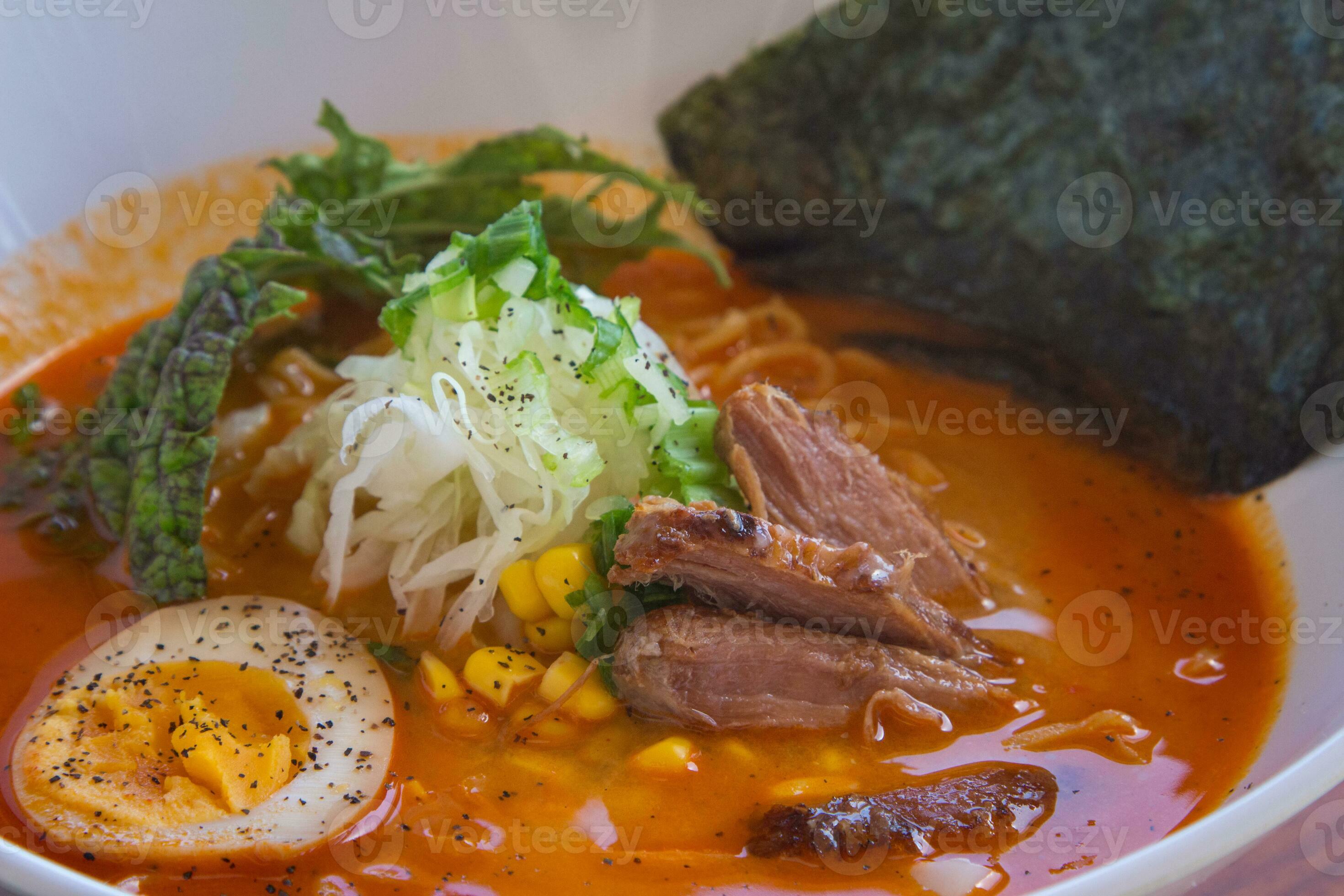 Hot and Spicy Ramen 31212638 Stock Photo at Vecteezy