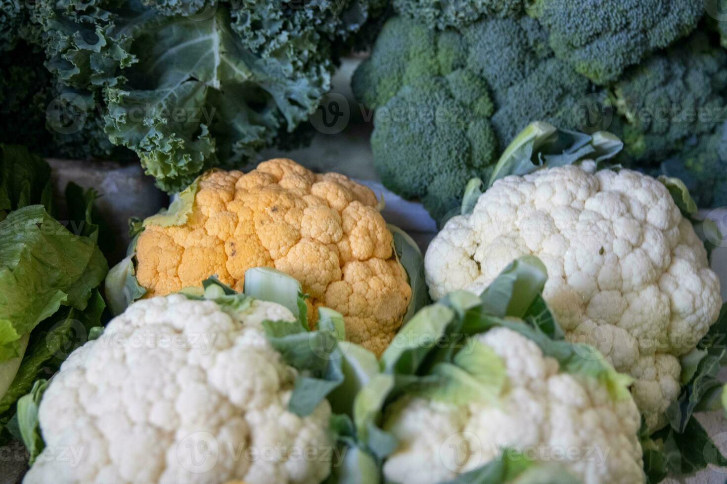 Batch of Cauliflowers photo