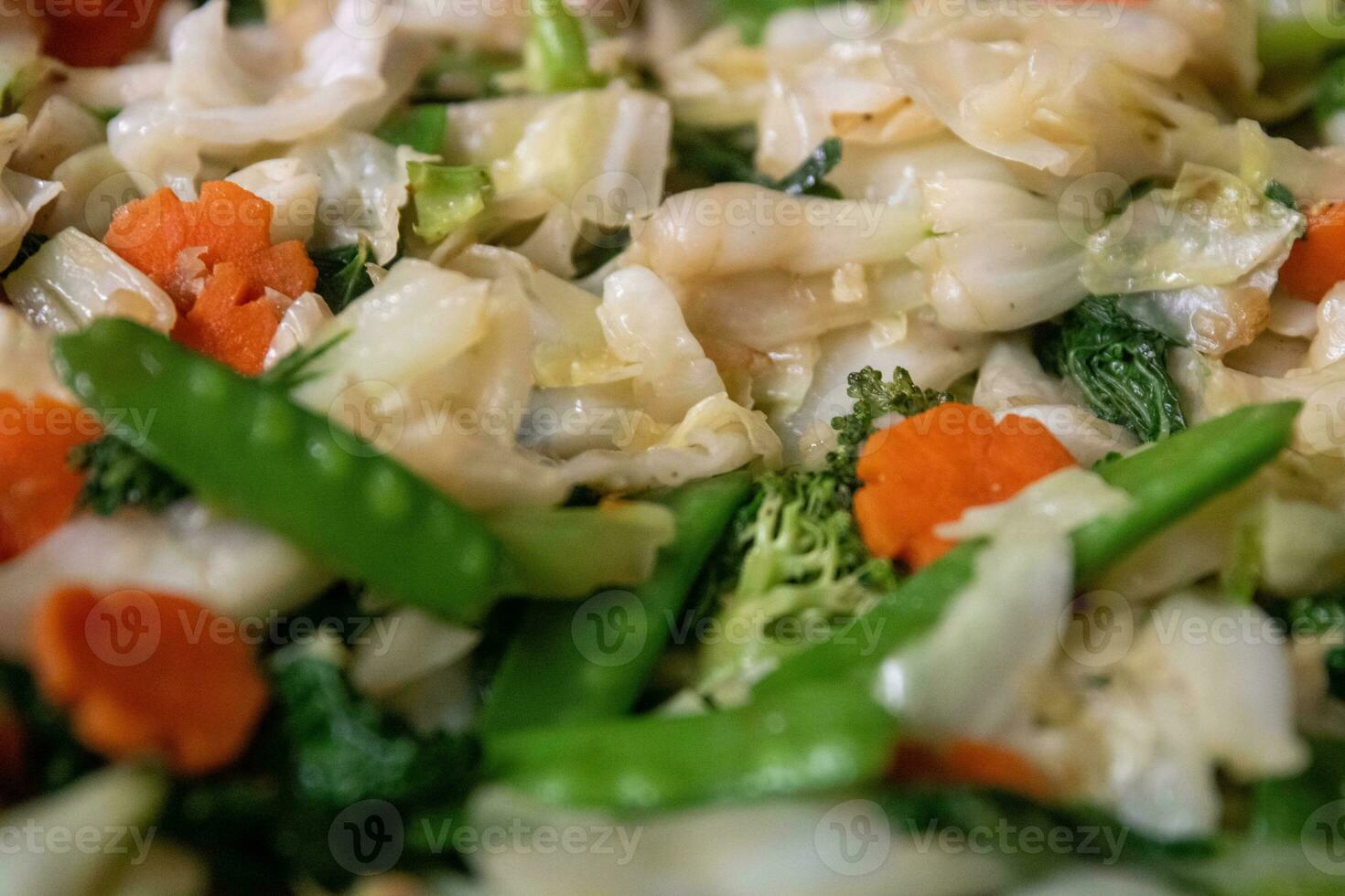 Asian style vegetables photo