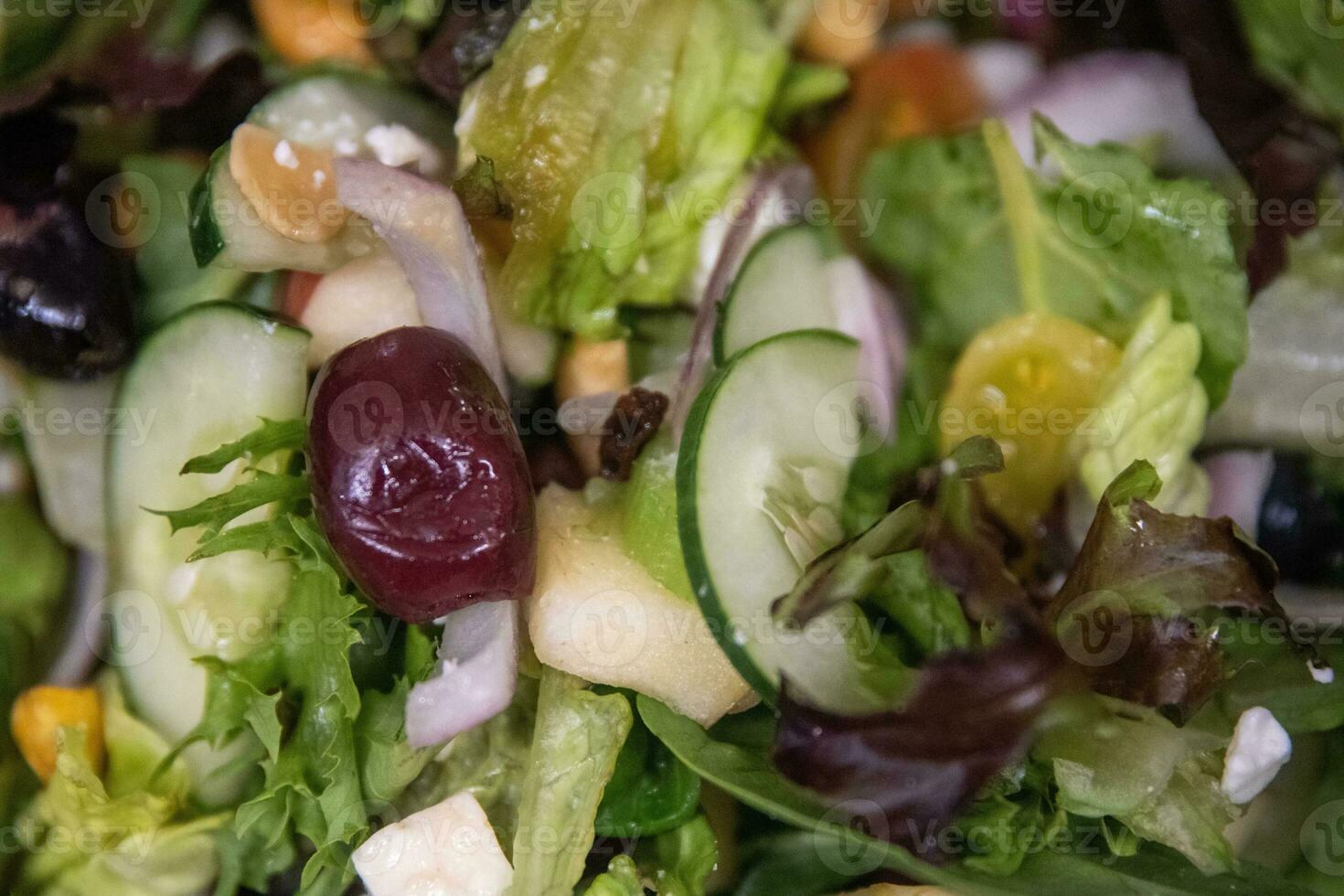 Greek salad for a party photo