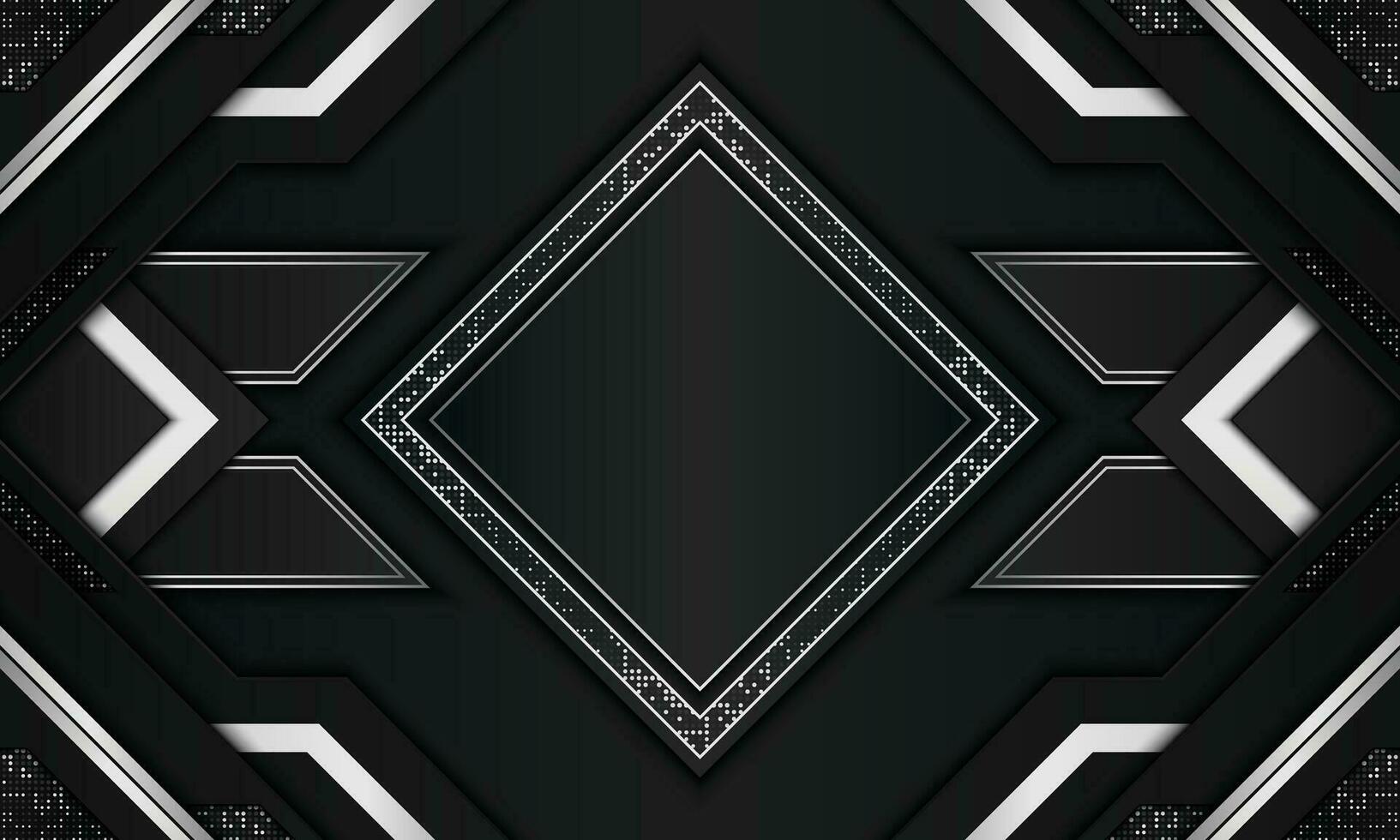 Abstract technology background with dark navy and blue neon stripes. vector