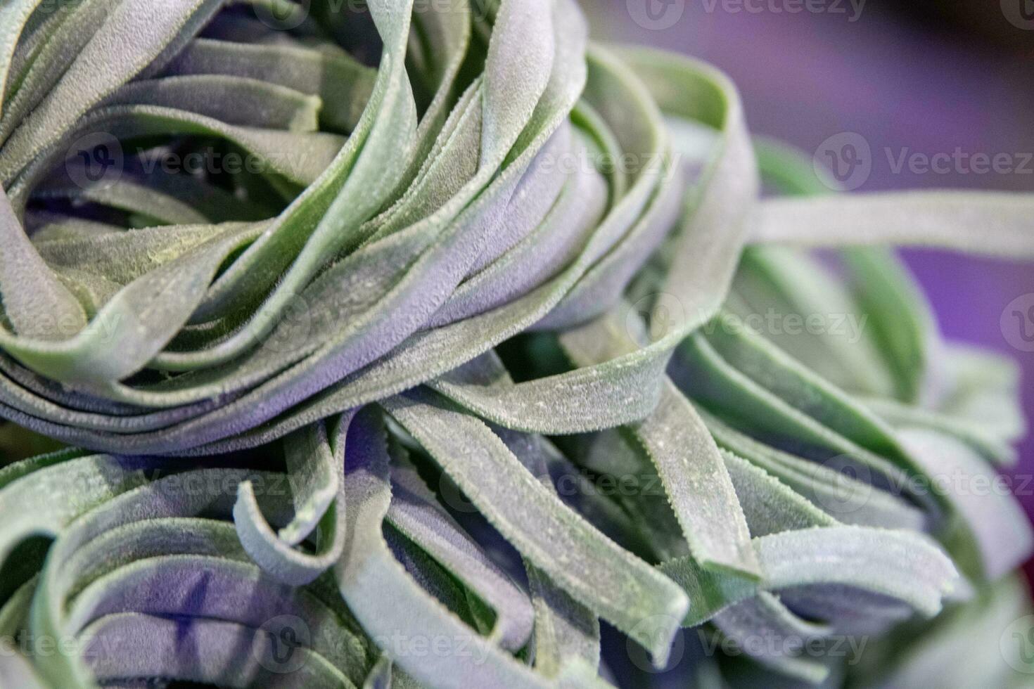 Spinach infused pasta photo