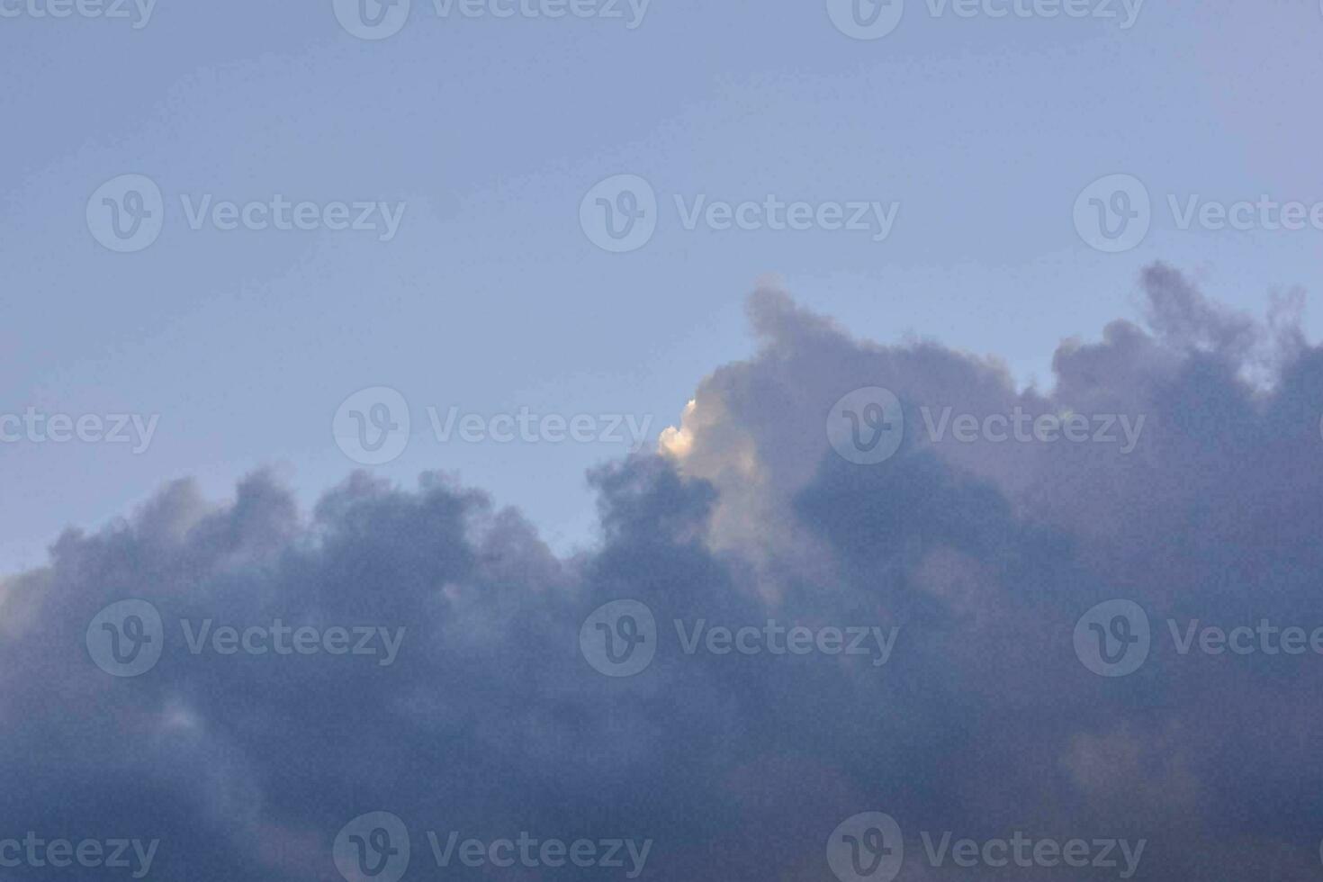 the clouds with a blue sky photo