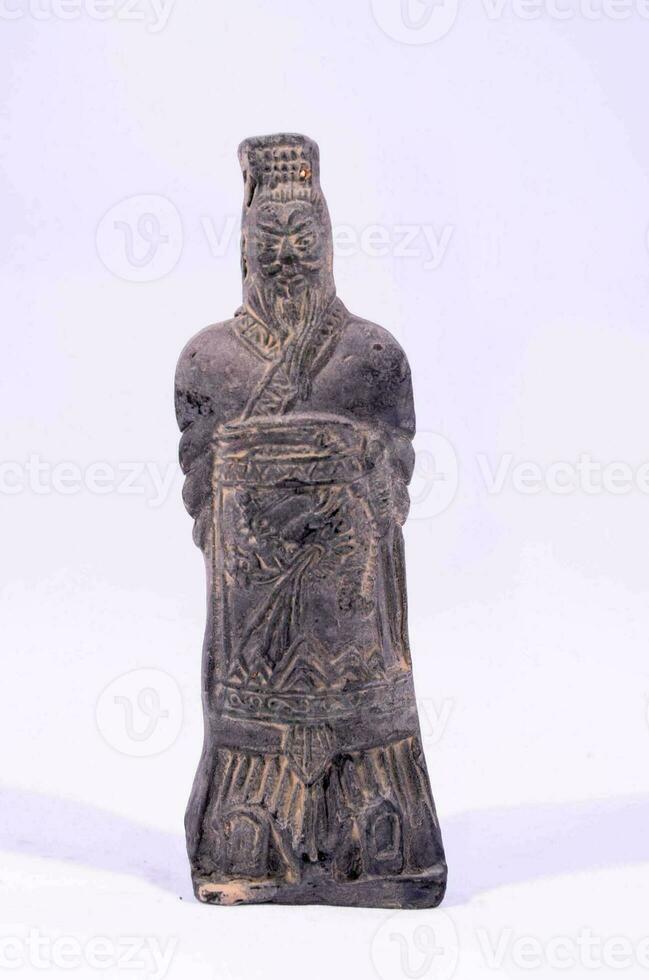 a chinese terracotta figure of a man photo