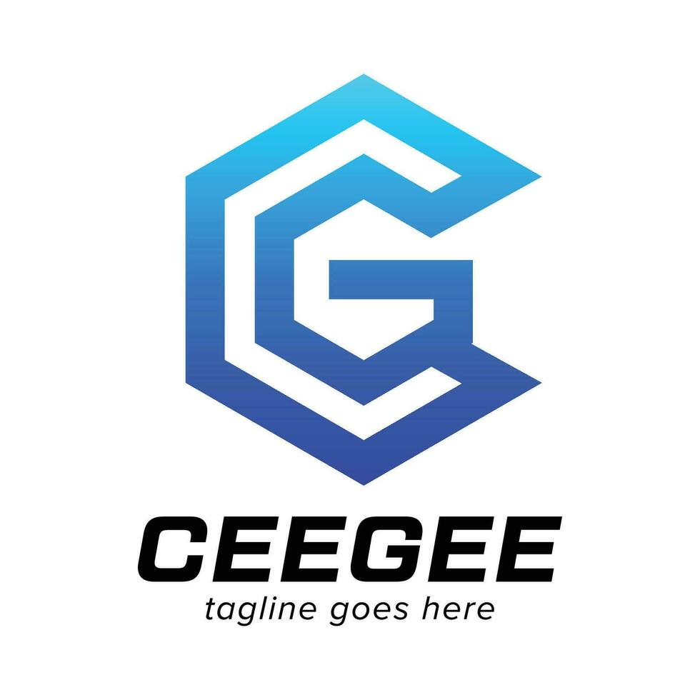 CG logo element, CG logo template, CG logo vector