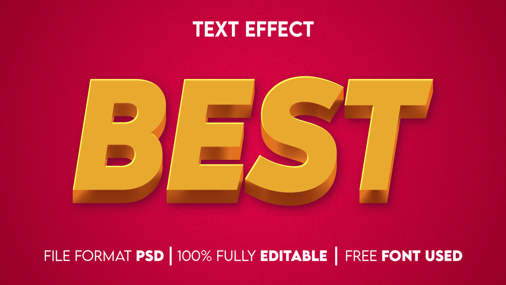 Best Editable Text Effect psd
