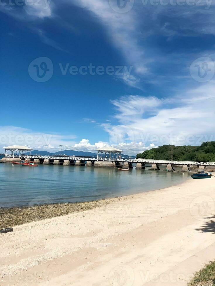 pier on the beach photo