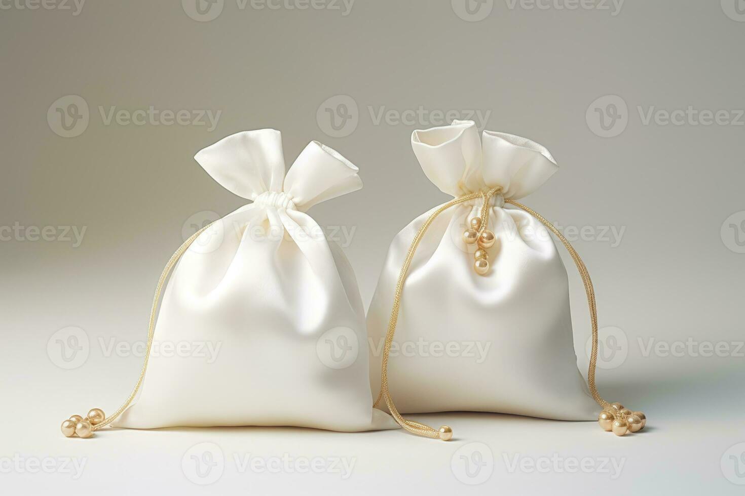 SATIN SILK JEWELLERY POUCH WHITE W/GOLD SATIN SILK JEWELLERY POUCH WHITE W/GOLD