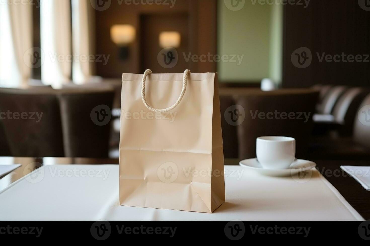 The layout of the craft package is on the table. AI-Generated photo