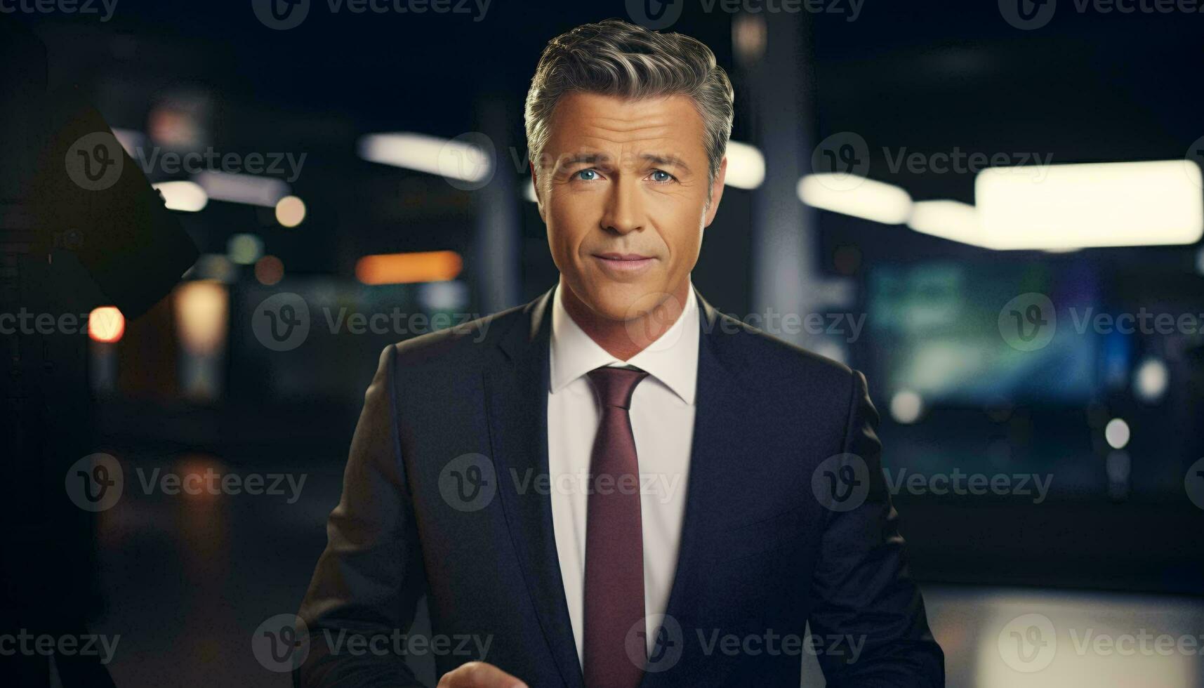 A well-dressed man posing next to a grand piano AI Generated photo