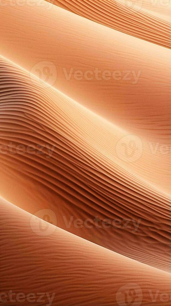 A breathtaking desert landscape with majestic sand dunes stretching as far as the eye can see AI Generated photo