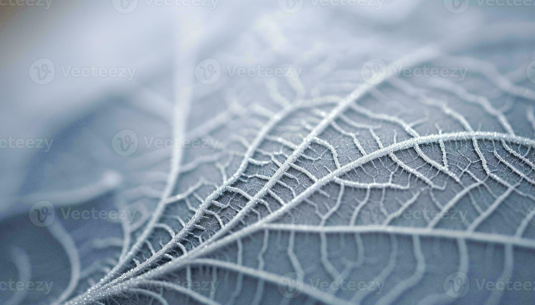 The intricate texture of a leaf up close AI Generated photo