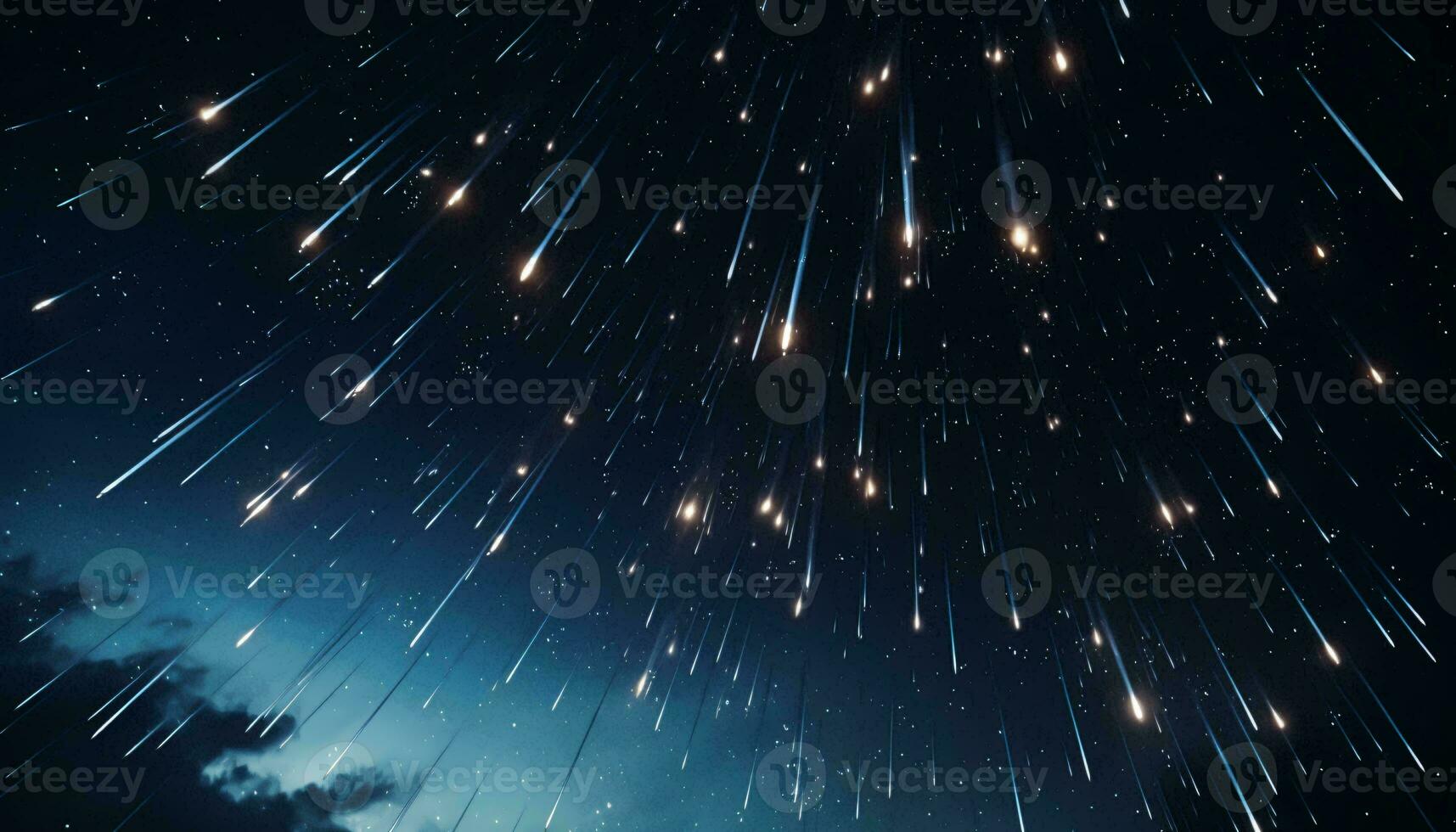 a starry night sky with stars AI Generated photo