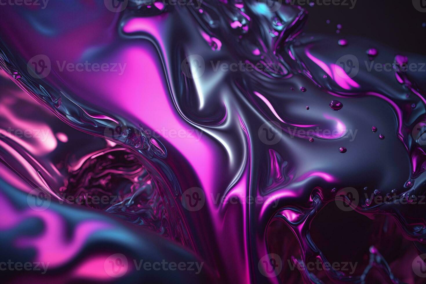 Detailed glossy abstract liquid silk fabric texture background in motion moment, Purple silk satin fabric. Neural network AI generated photo