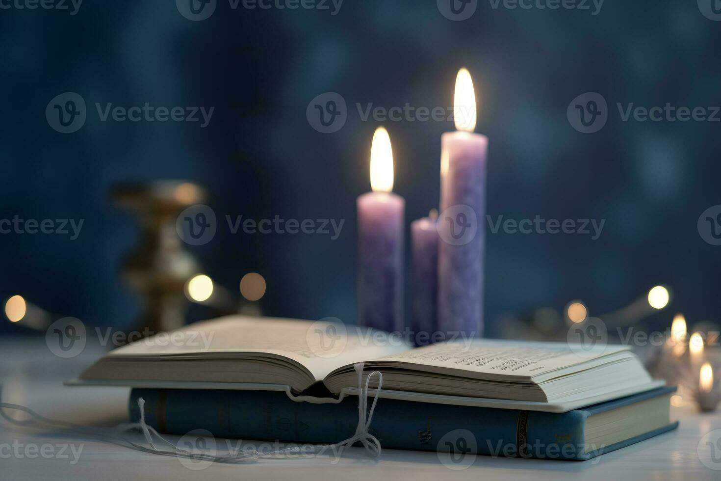 Witch book of magic. Neural network AI generated photo