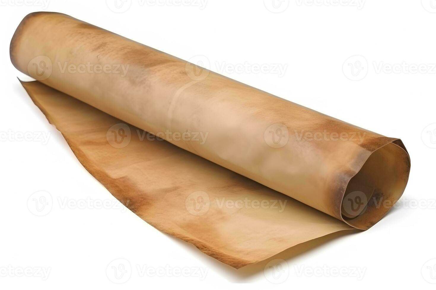 Vintage scrolls or parchment manuscript. Neural network AI generated photo