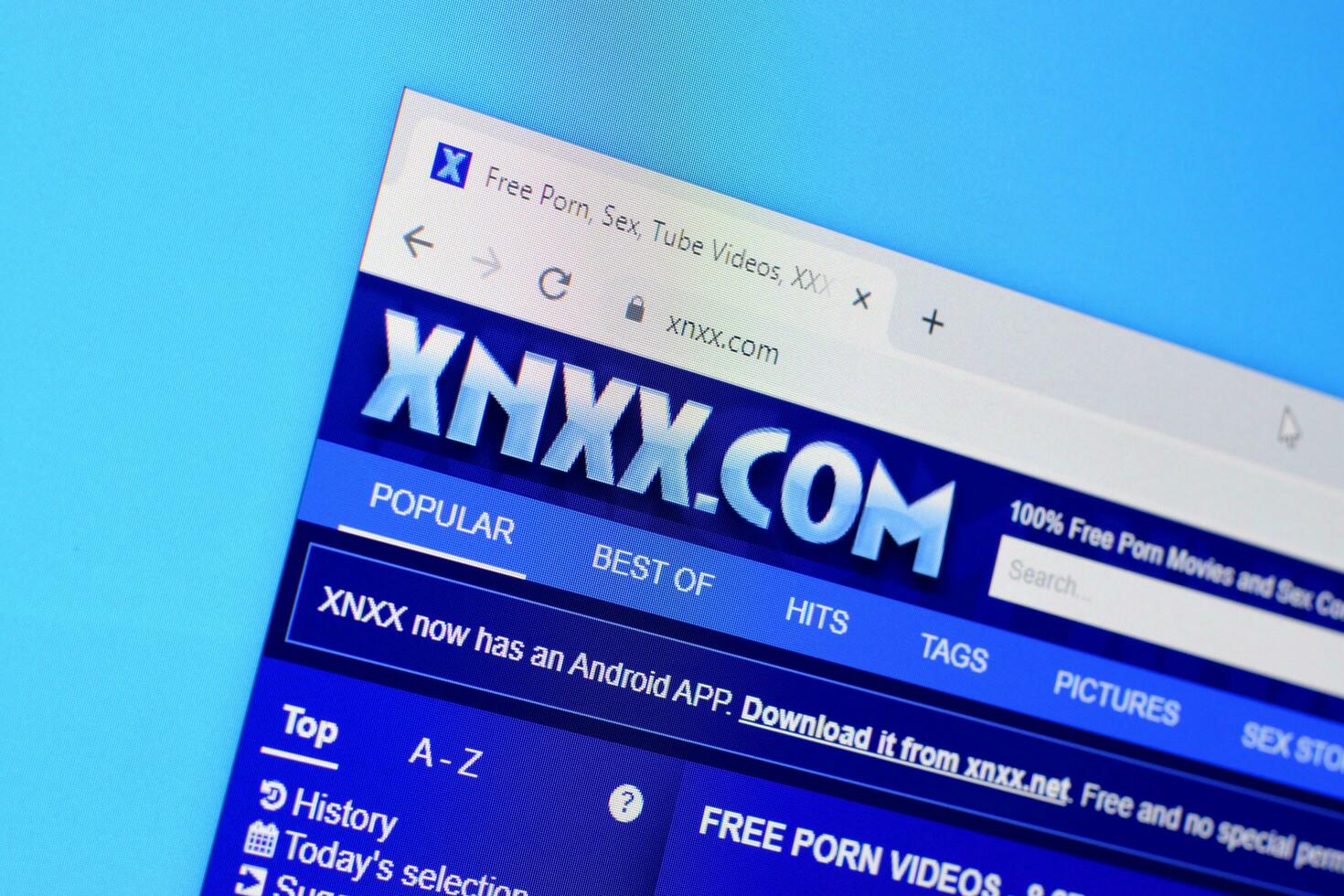 1470px x 980px - Homepage of xnxx website on the display of PC, url - xnxx.com. 31236345  Stock Photo at Vecteezy