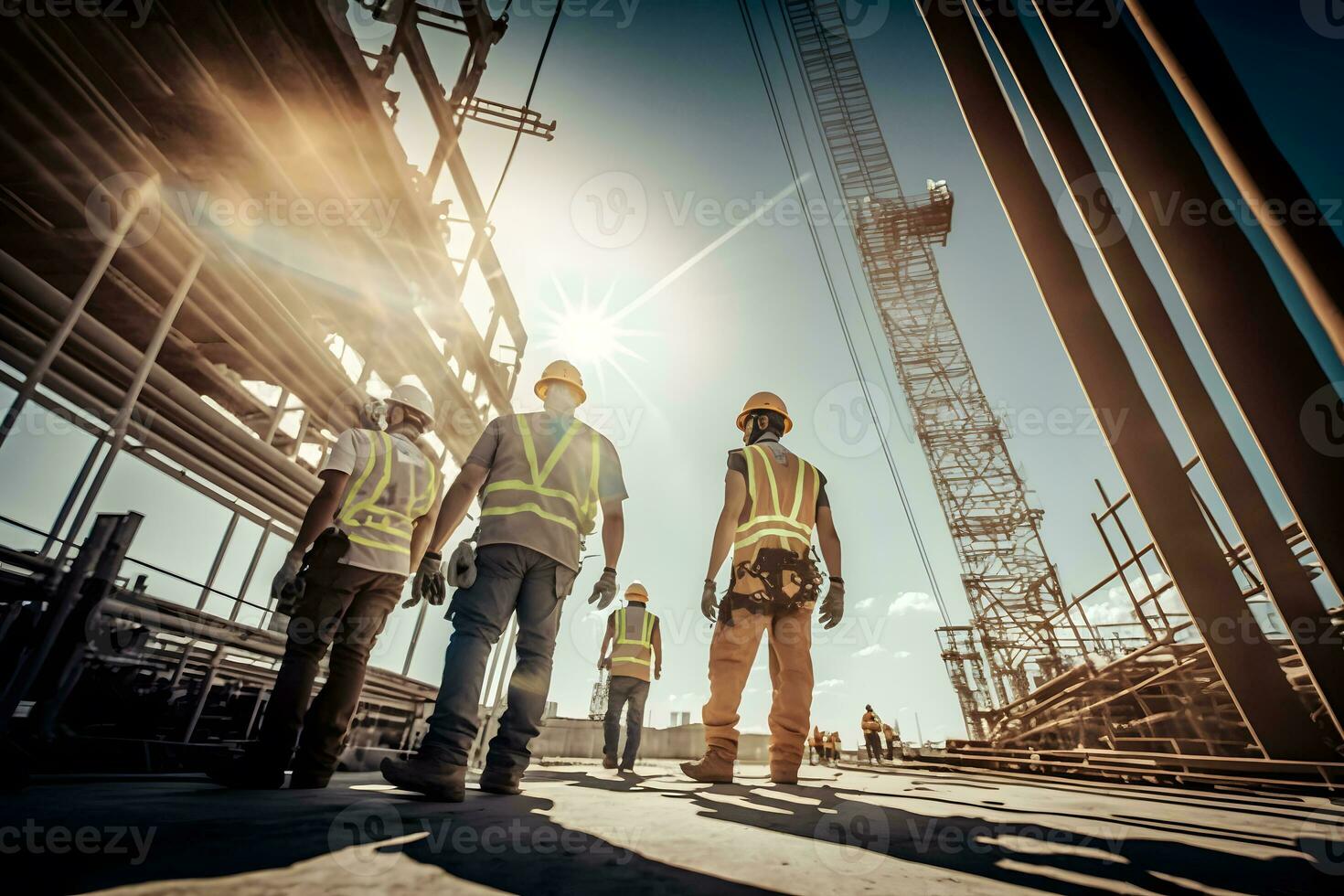 Construction worker. Neural network AI generated 31238464 Stock Photo ...