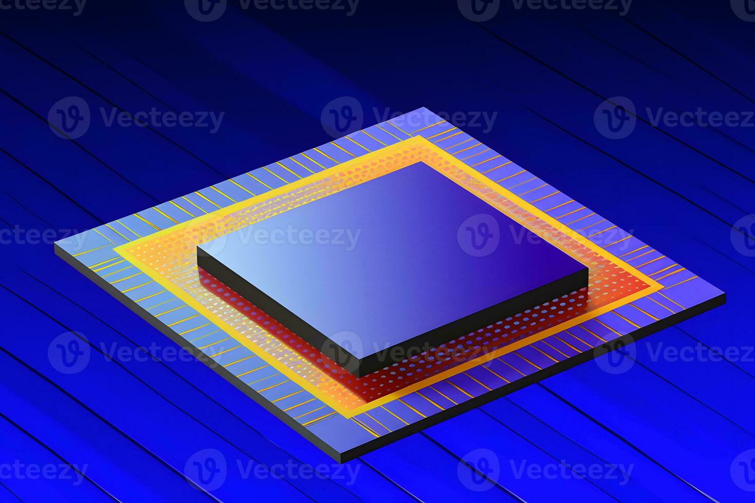 Central Computer Processors CPU concept. Motherboard digital chip. Technology science background. Neural network AI generated photo