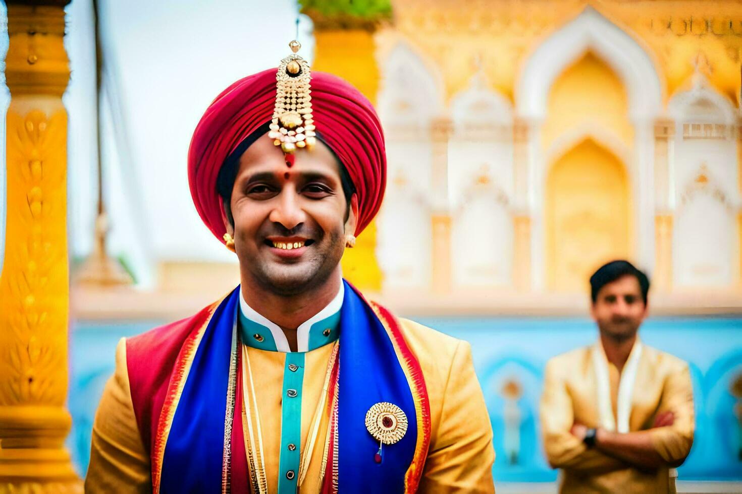 indian wedding photography in jaipur. AI-Generated photo