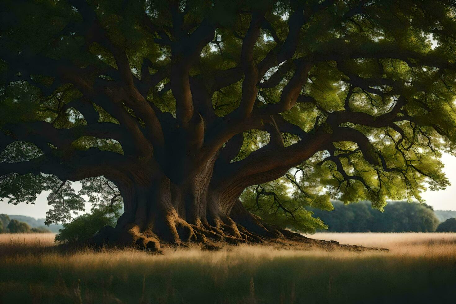 The Largest Oak Tree In The World AI Generated 31276553 Stock Photo At the-largest-oak-tree-in-the-world-ai-generated-31276553-stock-photo-at