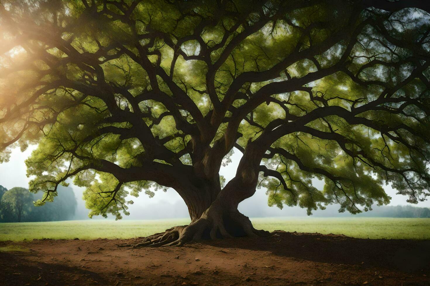the tree of life. AI-Generated photo