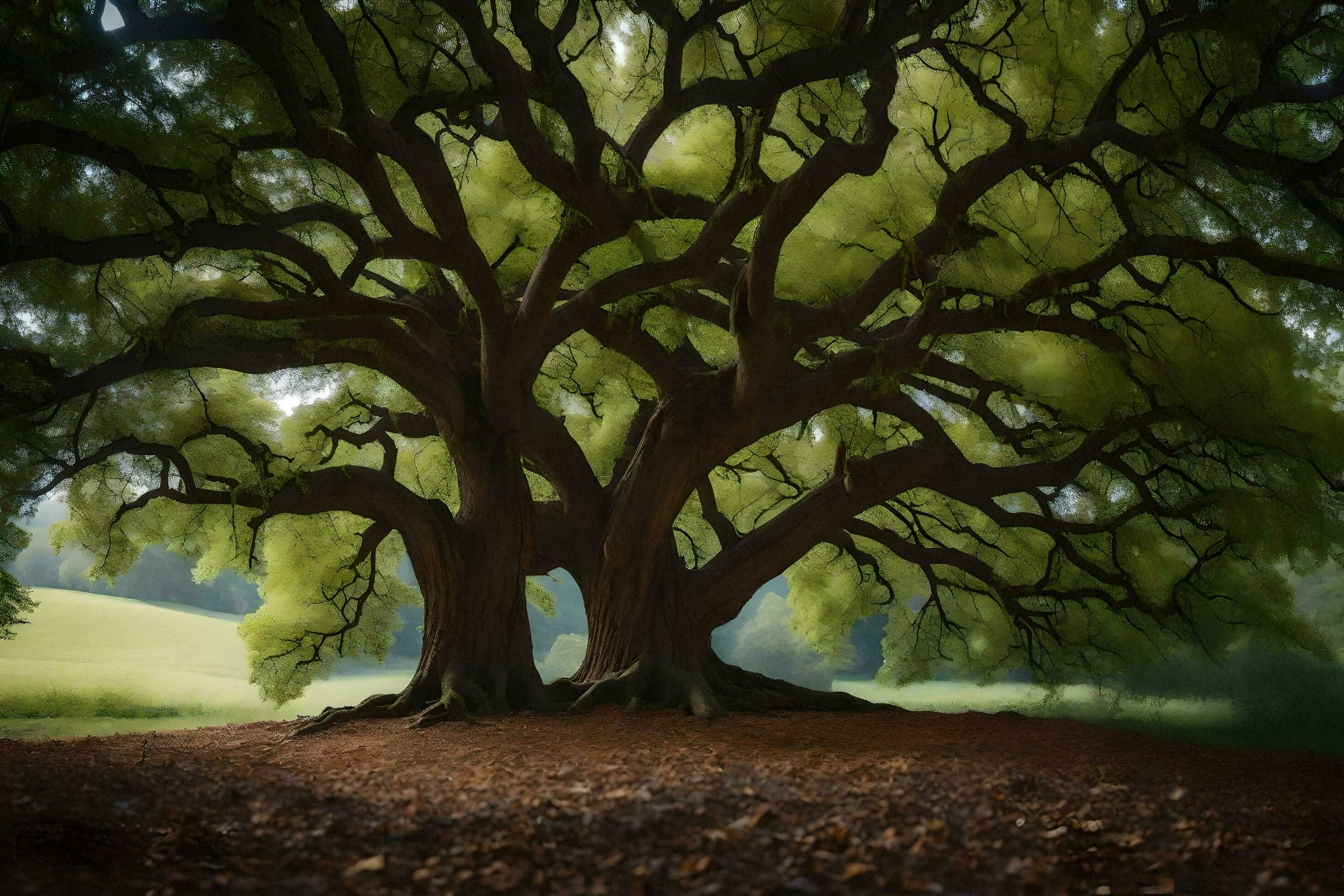 The Largest Oak Tree In The World AI Generated 31282454 Stock Photo At the-largest-oak-tree-in-the-world-ai-generated-31282454-stock-photo-at
