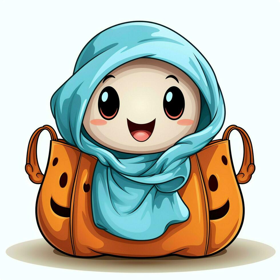 Hijab Girl Cartoon Stock Photos, Images and Backgrounds for Free