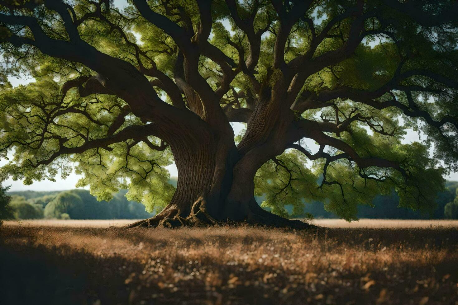 the tree of life, by person. AI-Generated photo