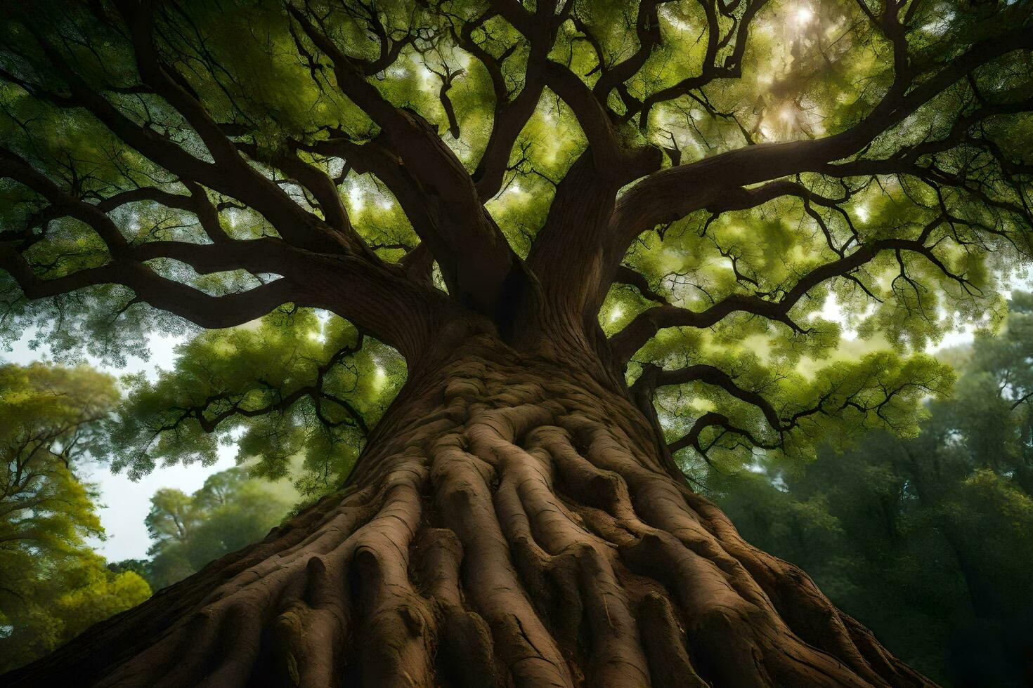 el árbol de vida por James kennedy. generado por ai foto