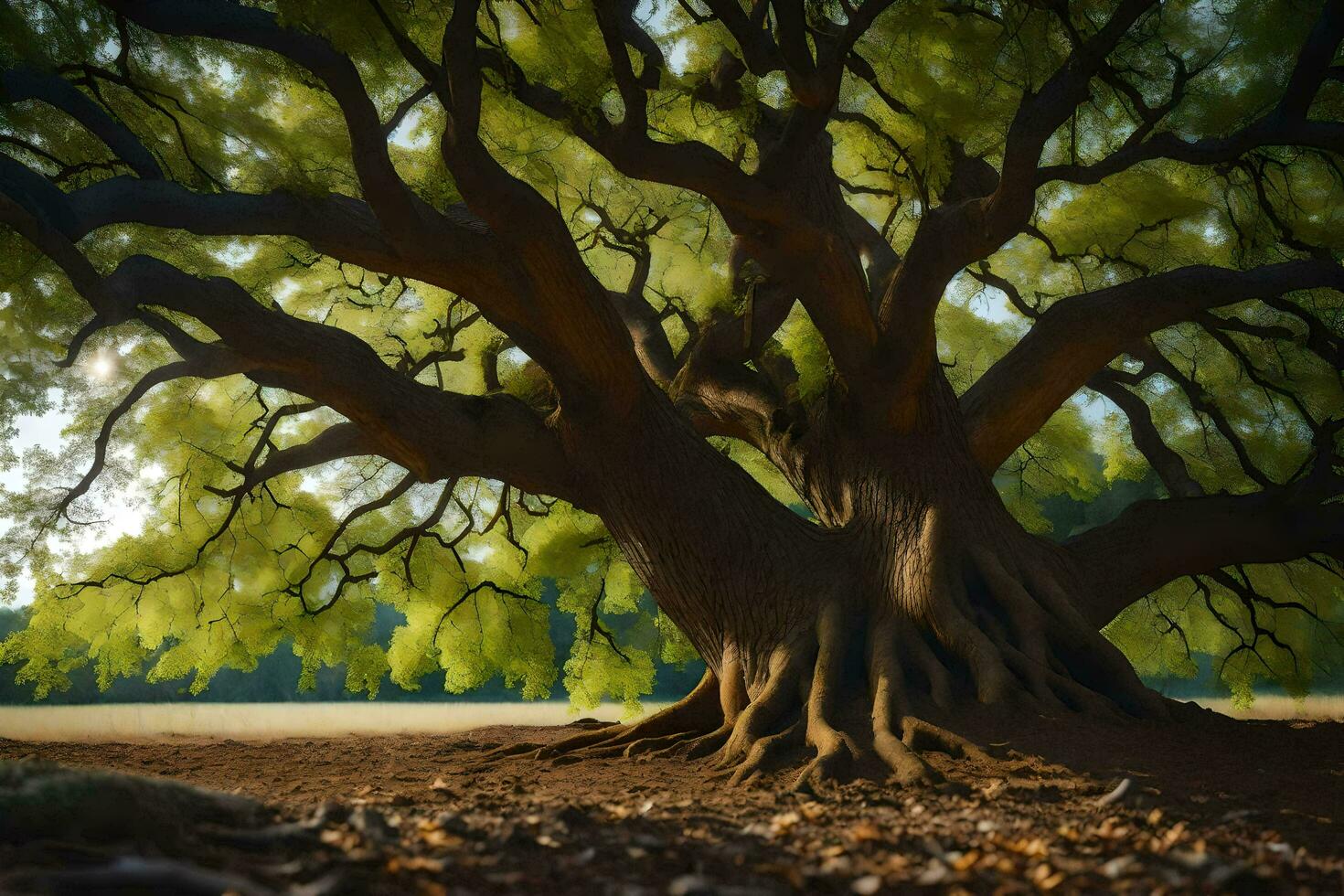 el árbol de vida, por persona. generado por ai foto