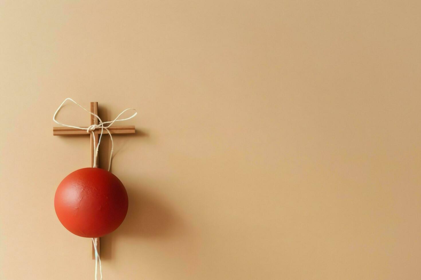 Happy good friday celebration concept with crown of thorns, bible, christian cross and copy space concept by AI Generated photo