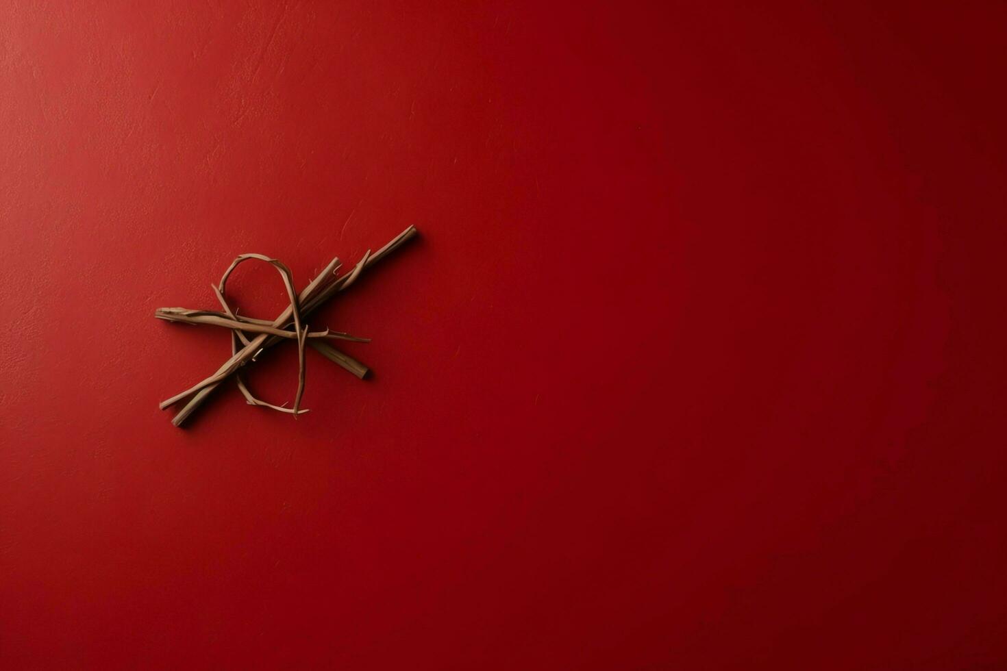 Happy good friday celebration concept with crown of thorns, bible, christian cross and copy space concept by AI Generated photo