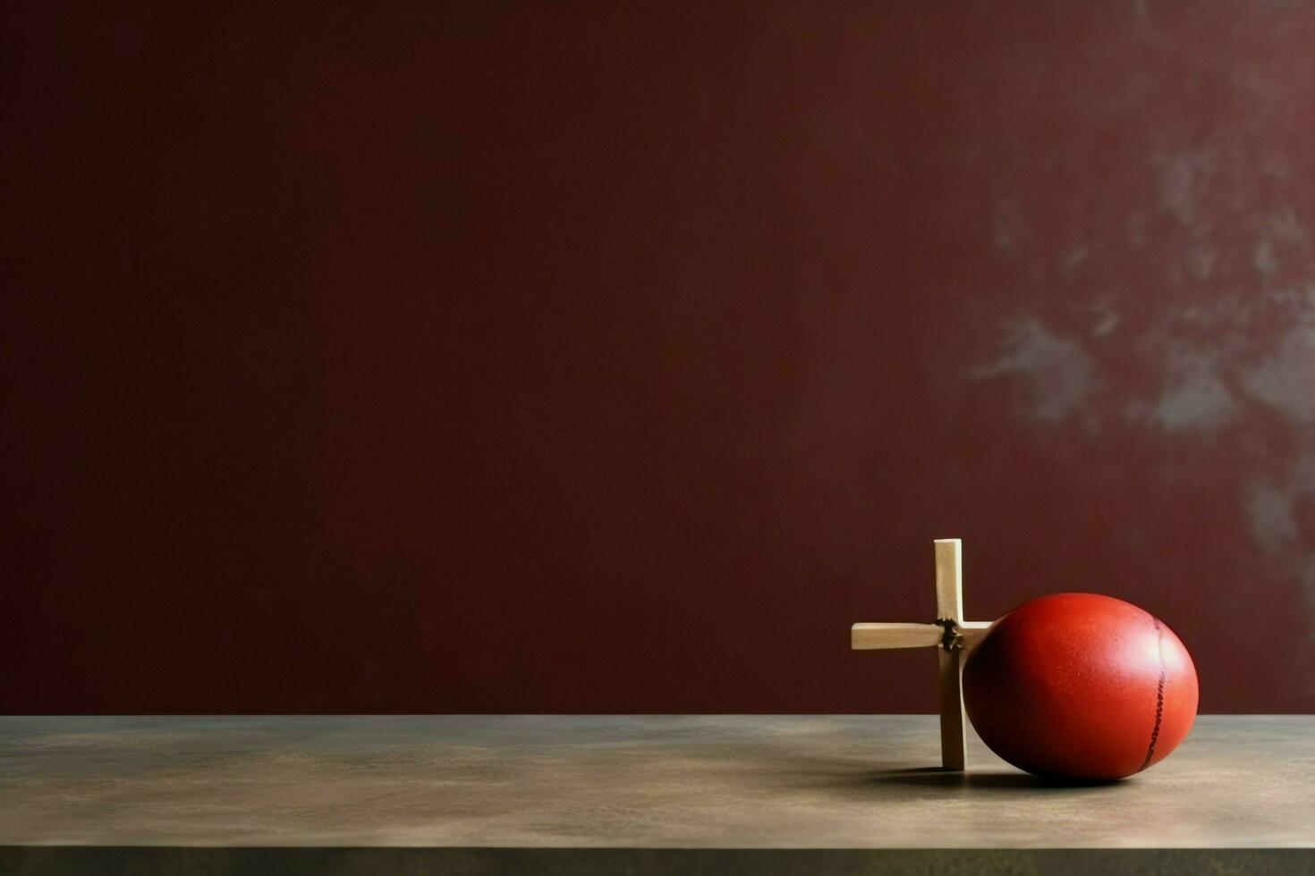 Happy good friday celebration concept with crown of thorns, bible, christian cross and copy space concept by AI Generated photo