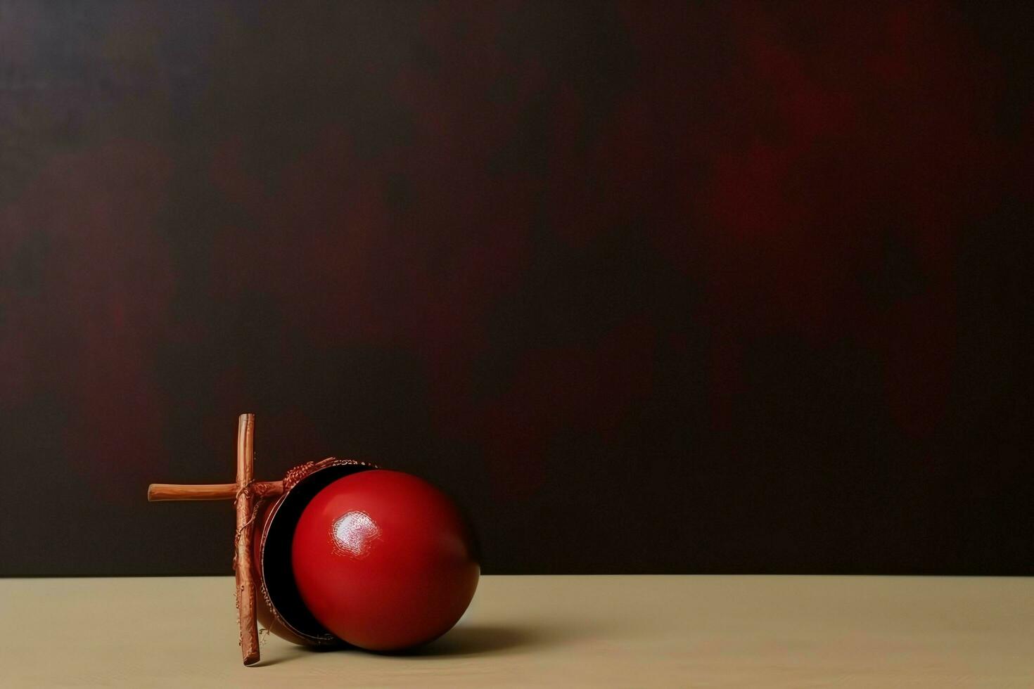 Happy good friday celebration concept with crown of thorns, bible, christian cross and copy space concept by AI Generated photo