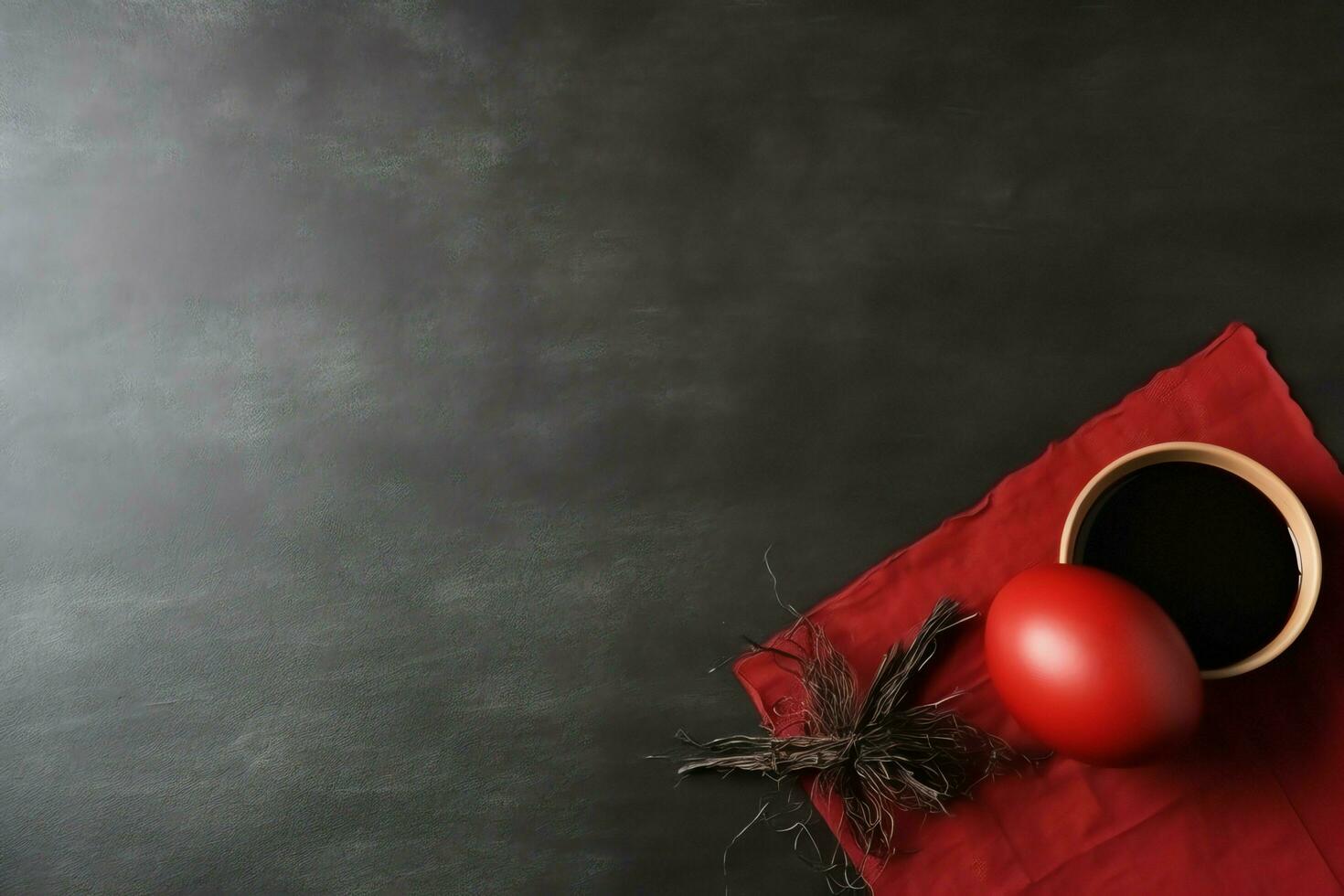 Happy good friday celebration concept with crown of thorns, bible, christian cross and copy space concept by AI Generated photo