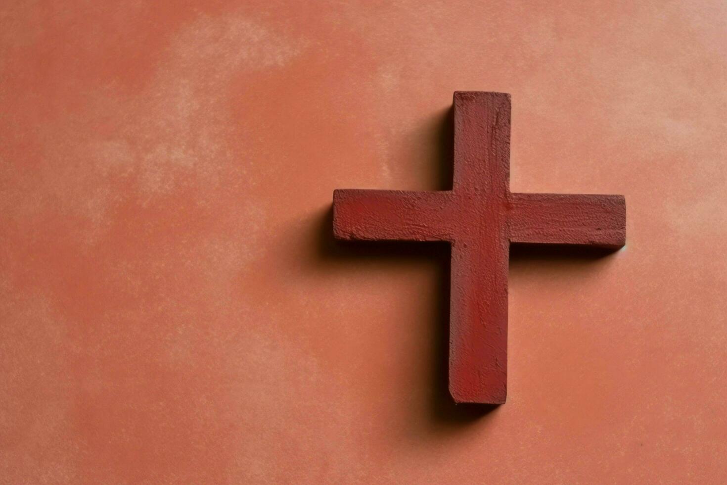 Happy good friday celebration concept with crown of thorns, bible, christian cross and copy space concept by AI Generated photo