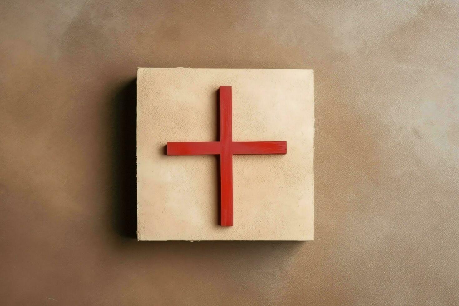 Happy good friday celebration concept with crown of thorns, bible, christian cross and copy space concept by AI Generated photo