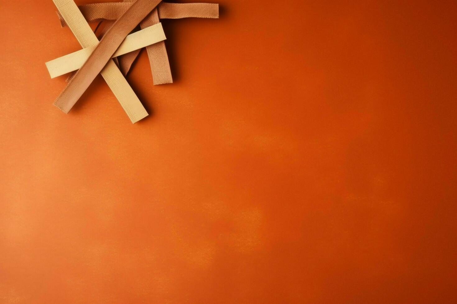 Happy good friday celebration concept with crown of thorns, bible, christian cross and copy space concept by AI Generated photo
