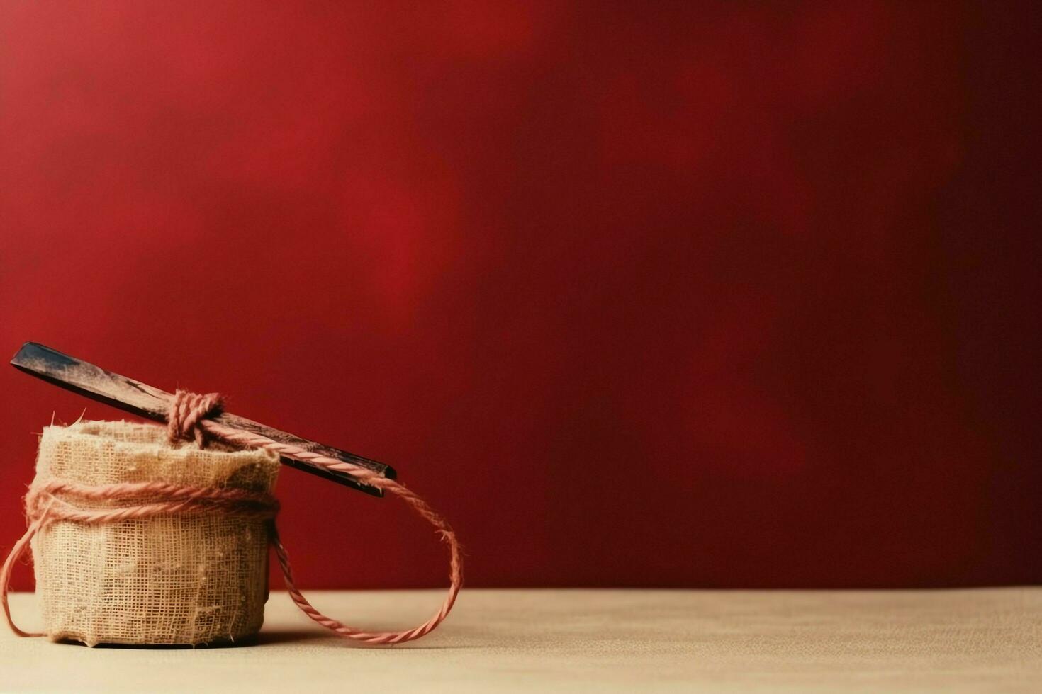 Happy good friday celebration concept with crown of thorns, bible, christian cross and copy space concept by AI Generated photo
