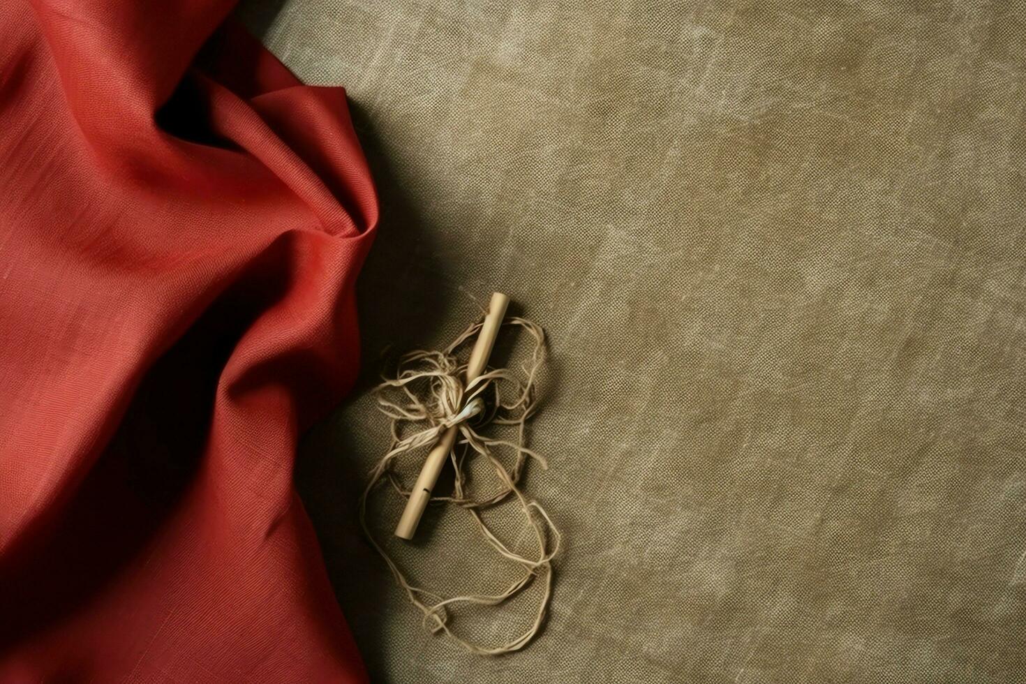 Happy good friday celebration concept with crown of thorns, bible, christian cross and copy space concept by AI Generated photo