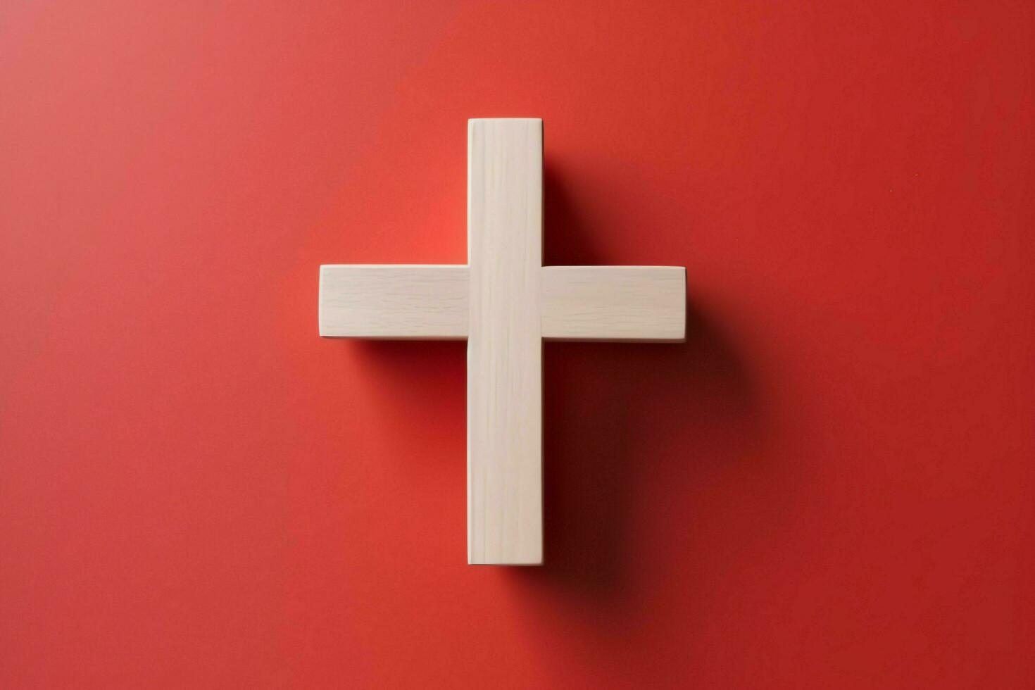 Happy good friday celebration concept with crown of thorns, bible, christian cross and copy space concept by AI Generated photo